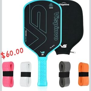 Vispinvo Pickleball Paddle with Cover and Grips